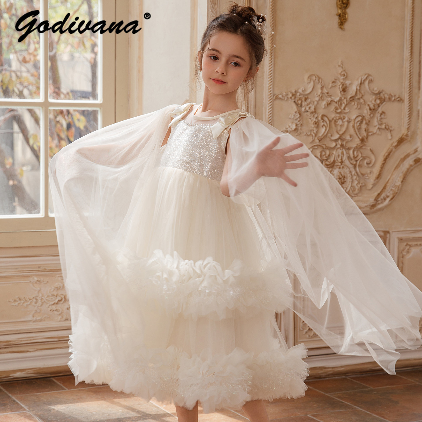 Baby Clothing High End - Abito da Principessa in Tulle con