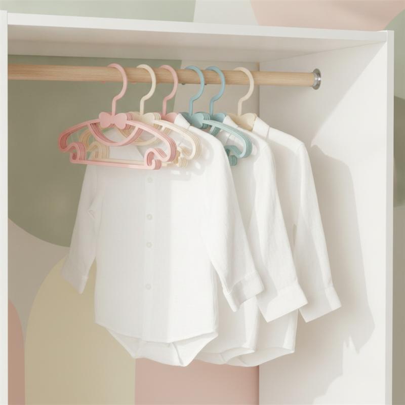 Baby Clothing Hanging Rack - Set di 12 Appendiabiti per Bambini,