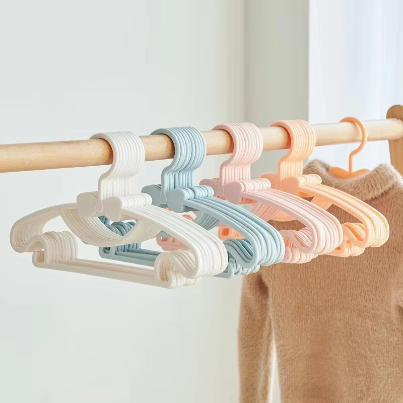 Baby Clothing Hanging Rack - 10 Pezzi Appendiabiti per Bambini, Espositori